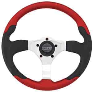 F/X 3 Steering Wheel Red and Black