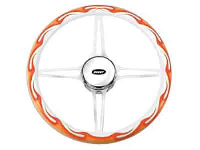 Sprint 4 Heritage Collection Steering Wheel Flame Grip Pattern