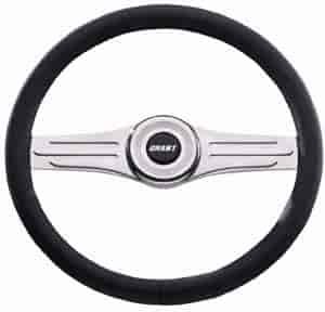 Deluxe Heritage Collection Steering Wheel Black Leather Grip