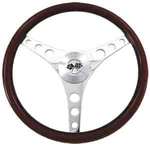 Corvette Series Steering Wheel Mahogany Wood