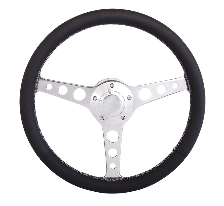 1921 Billet Classic Series Steering Wheel Kit for 1968-1994 Select Chevrolet Cars Trucks & SUVs [Polished]