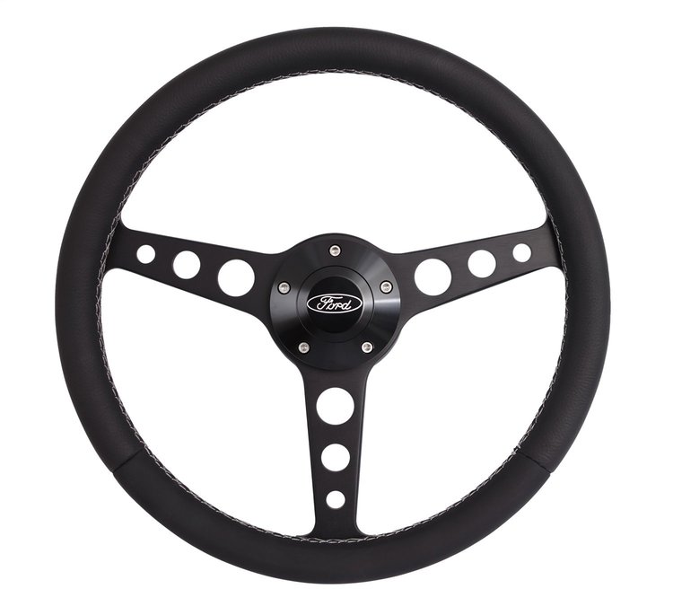 1927-1 Billet Classic Series Steering Wheel Kit for 1969-1991 Select Ford Cars Trucks & SUVs [Black]