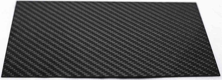 Low-Gloss Carbon Fiber Sheet - 39 in. x 96 in.