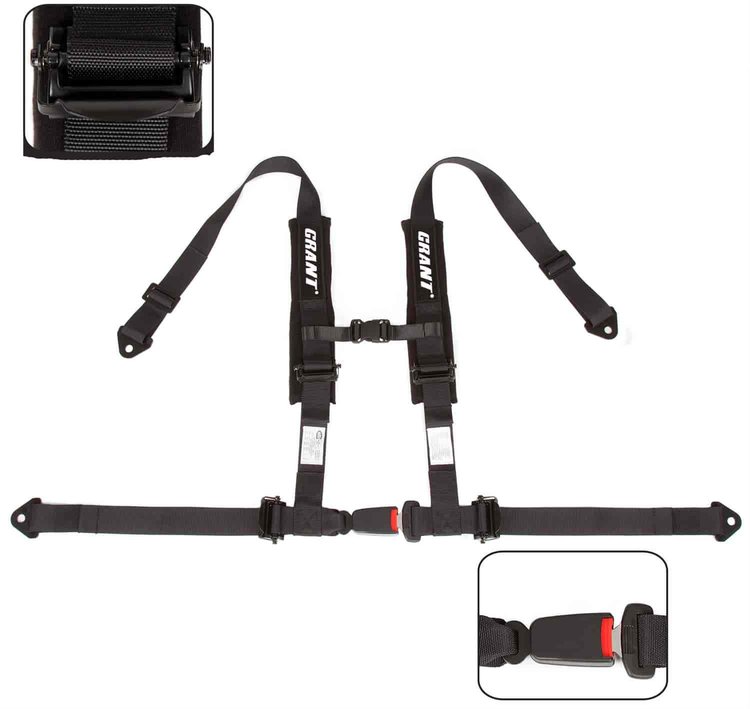 Auto Buckle 4 Point 2" Safety Harness