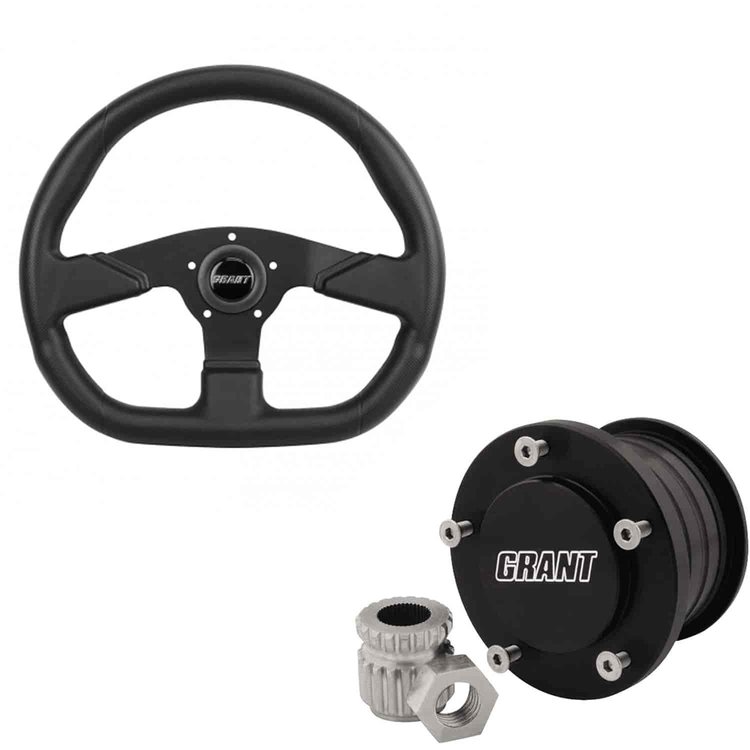 UTV/Golf Cart Steering Wheel and Quick Release Installation Kit