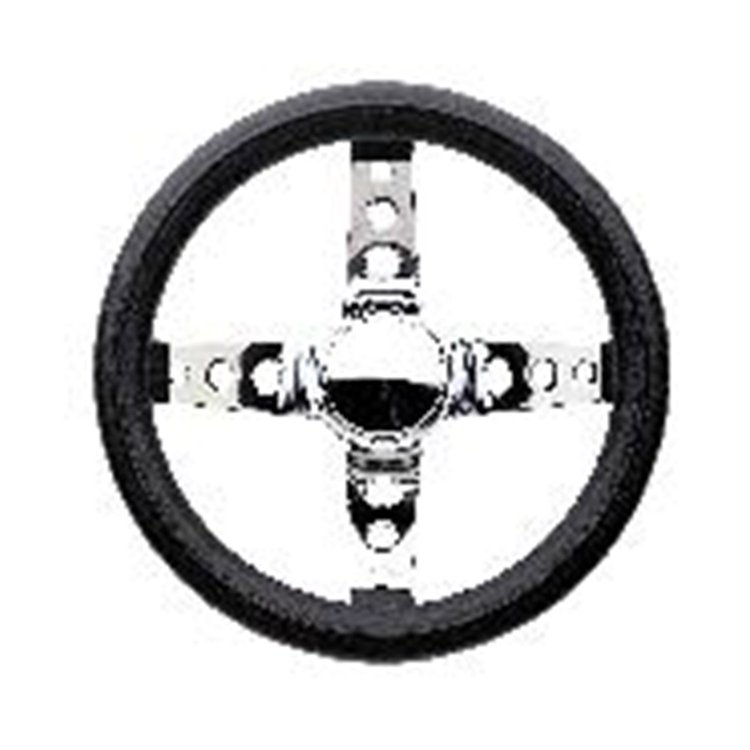 Black Foam Grip Steering Wheel 11-3/4" Diameter