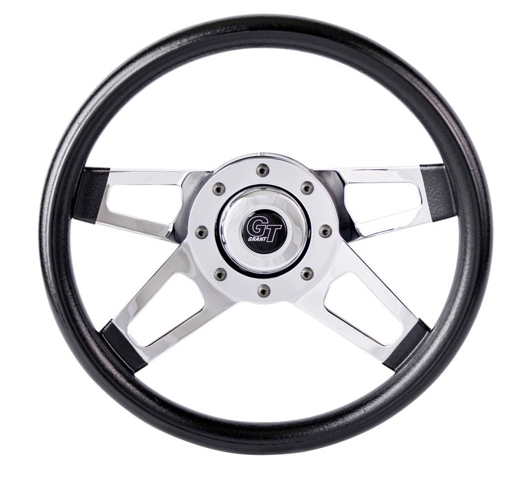 Challenger Steering Wheels Chrome 4-Spoke Design