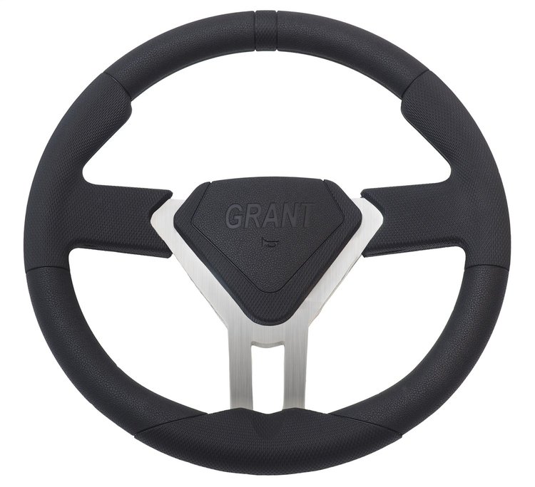 Pro Edge Steering Wheel [13 1/2 inch Diameter | Black]
