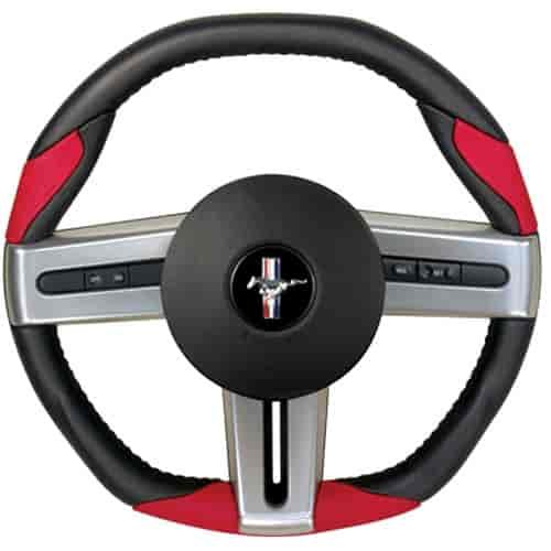 Revolution Steering Wheel Red 2005-2009 Ford Mustang