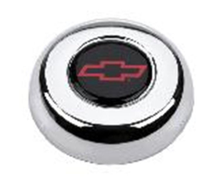 Horn Button Chevy Logo (Black & Red)