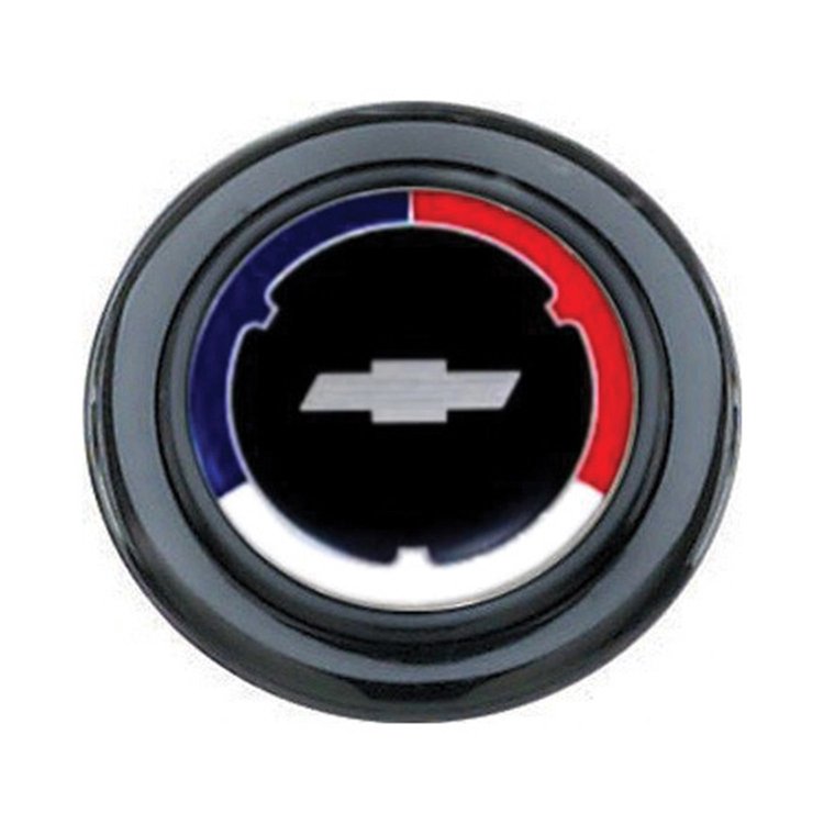 Horn Button Silver Chevy Logo