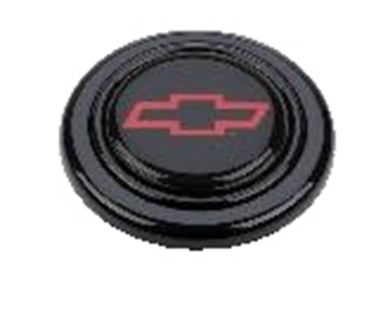 Horn Button Chevy Logo (Black & Red)