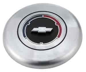 Horn Button Chevy Logo (Black & Silver)