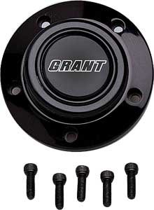 Horn Button Black - Grant Logo