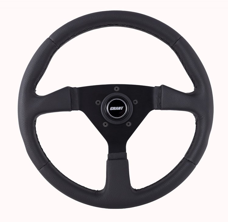 620 Performance Steering Wheel 13.75 in. Wrapped w/Black Stitching & Center Cap
