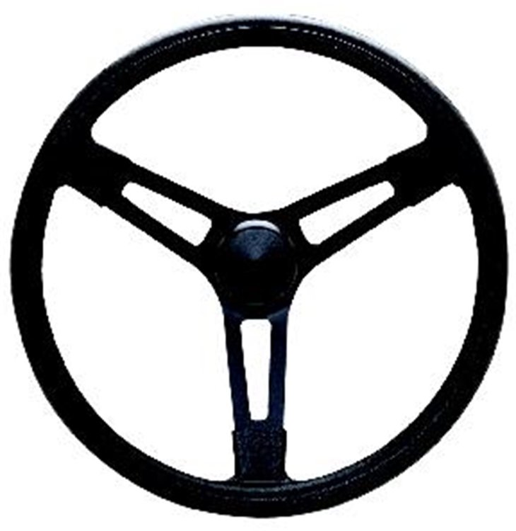 Steel Performance Steering Wheel Black Foam Grip