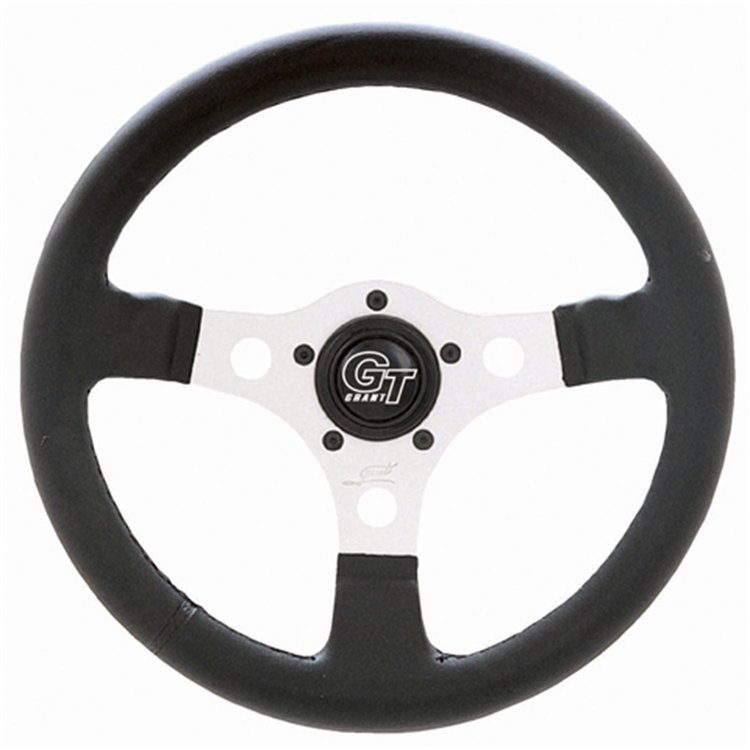 Formula GT 12" Steering Wheel Silver spokes, 3" dish