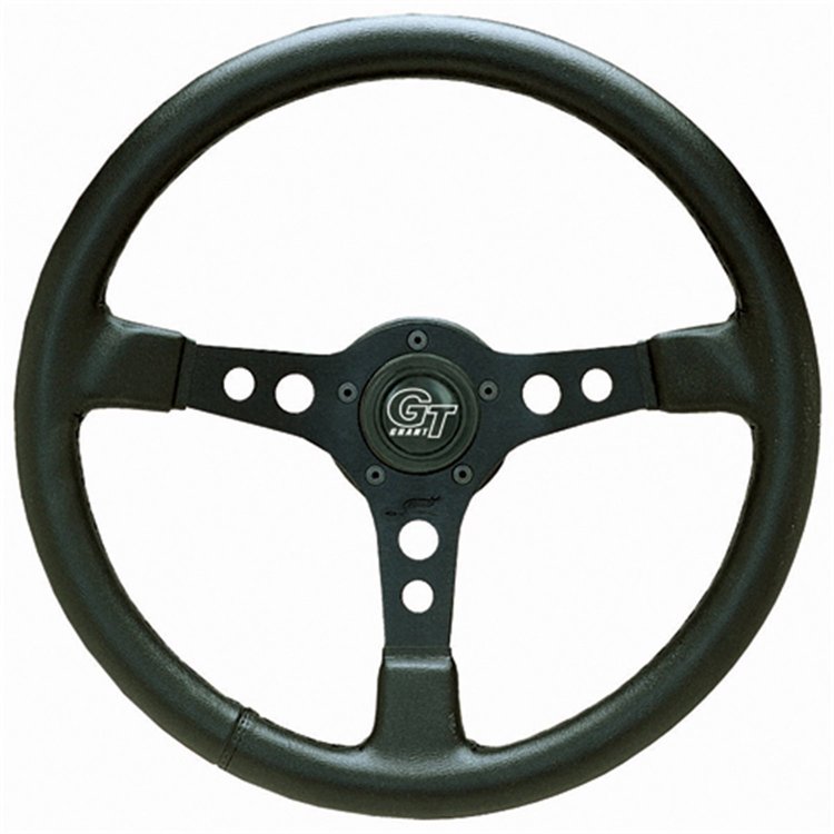 Formula GT 14" Steering Wheel Black spokes, 3-1/2" dish