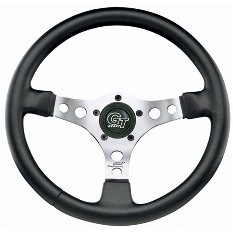 Formula GT 14" Steering Wheel Polished spokes, 3-1/2" dish