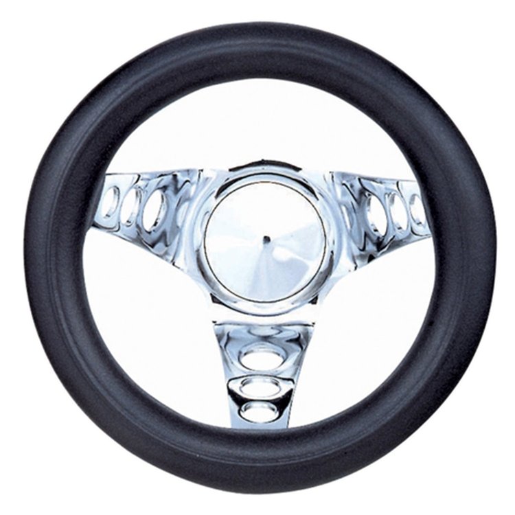 Black Foam Grip Steering Wheel 8-1/2" Diameter
