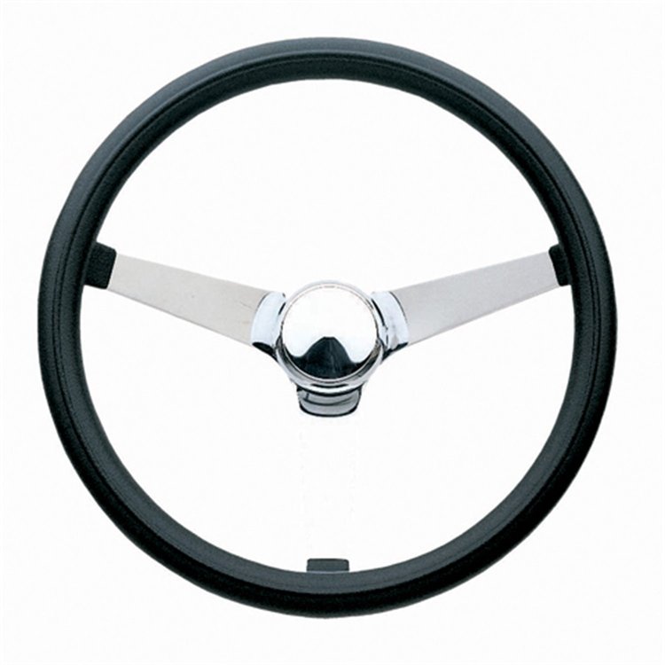 Black Foam Grip Steering Wheel 13-1/2" Diameter