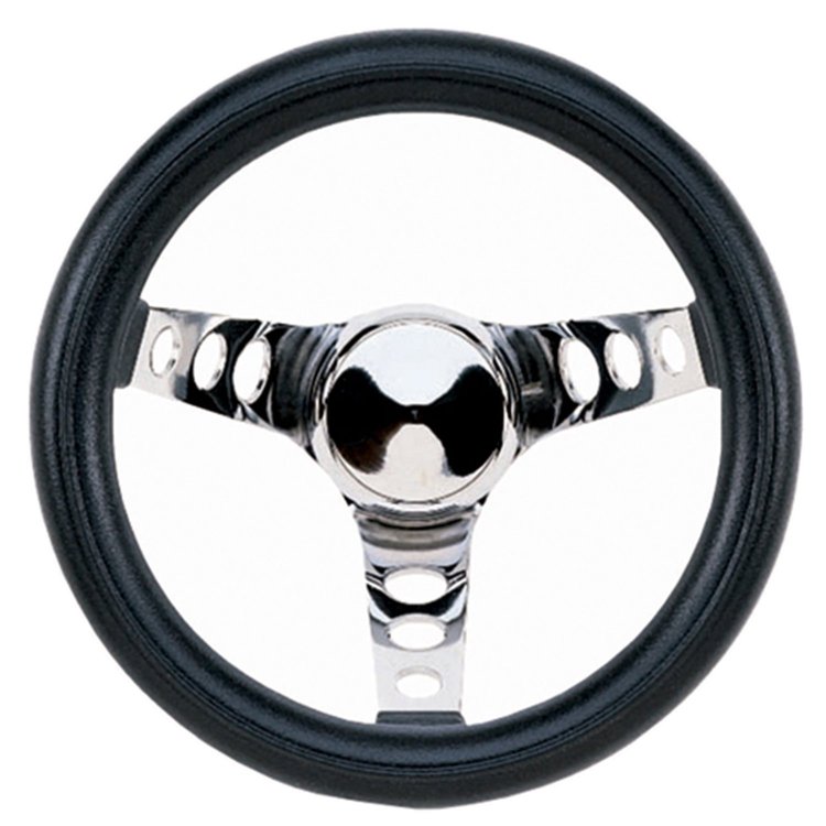 Black Foam Grip Steering Wheel 10" Diameter