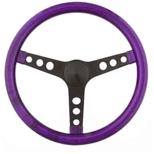 Metal Flake Steering Wheel Purple Metal Flake Vinyl Grip