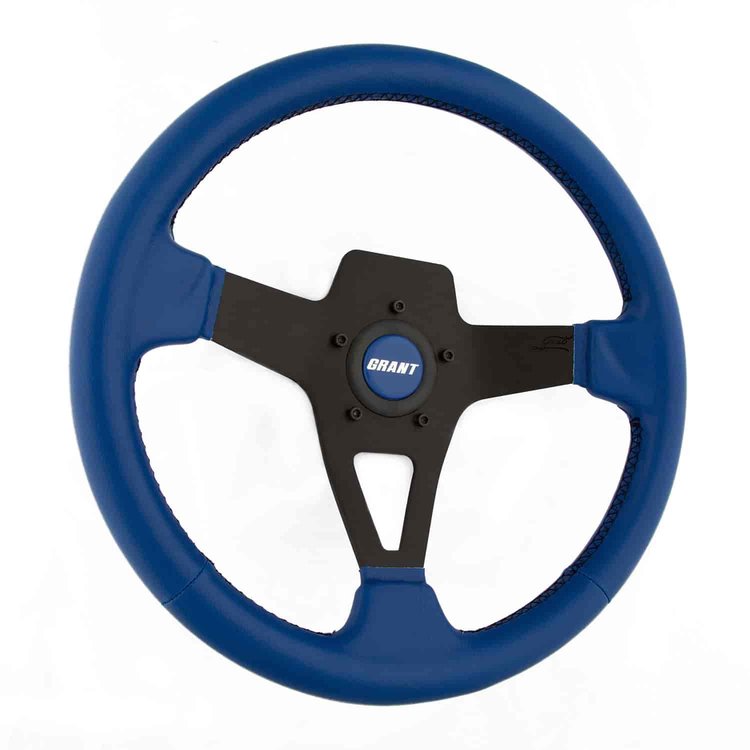 Edge Series Blue Vinyl Steering Wheel