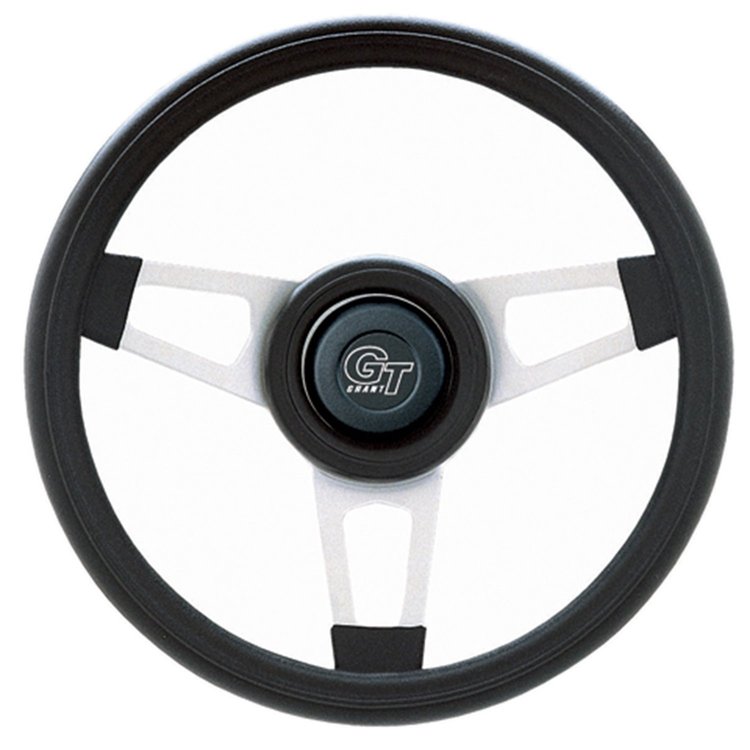 Challenger Steering Wheels Silver Satin 3-Spoke Design