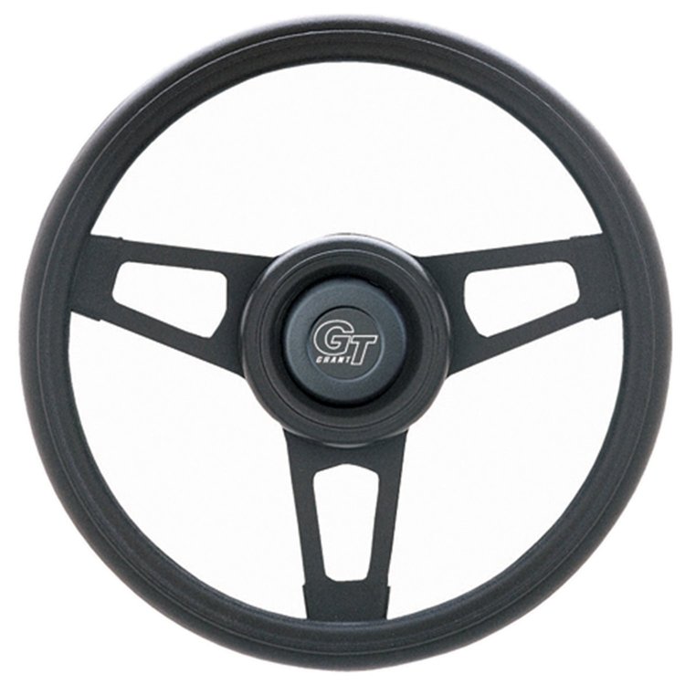 Challenger Steering Wheels Matte Black 3-Spoke Design