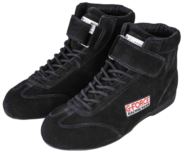 GF235 RaceGrip Mid-Top Racing Shoes Black