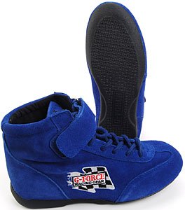 GF235 RaceGrip Mid-Top Racing Shoes Blue