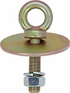 1/2" Eyebolt, Nut & Washer, 50mm Long