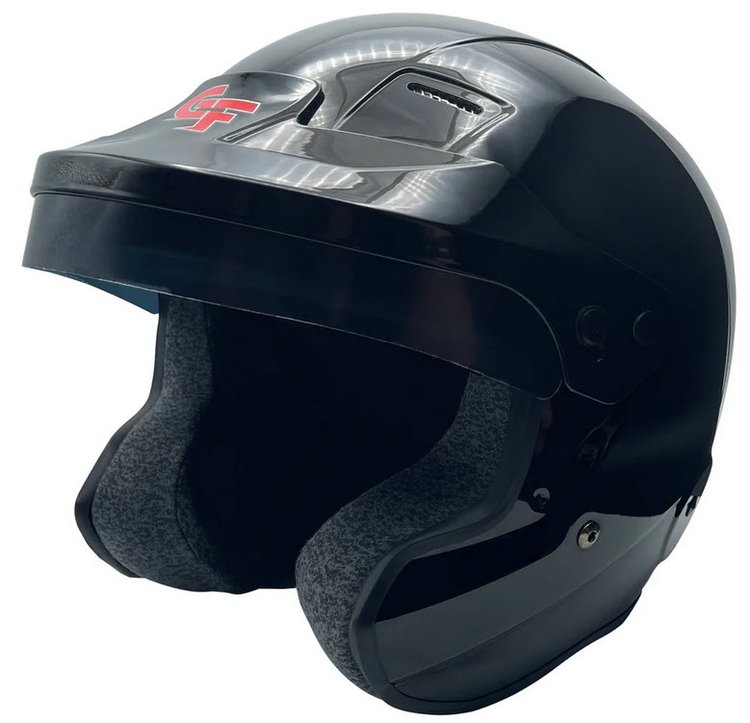 16002XXLBK25 NOVA Open Face Helmet SA2025