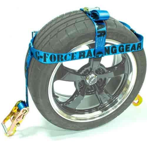 Tire Bonnet with Tie-Down Ratchet Up to 30" tall and 12" wide