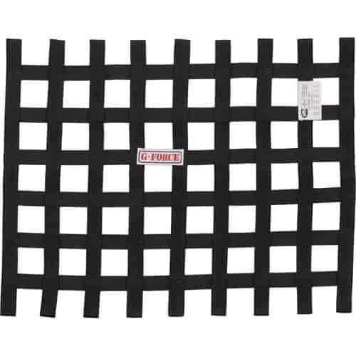 Ribbon Window Net Black