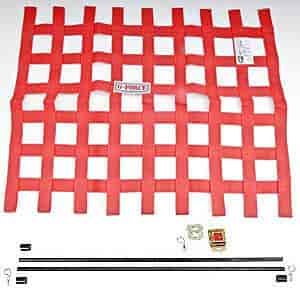Ribbon Window Net Kit Red Window Net