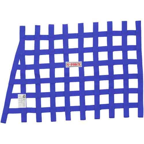 Angle Ribbon Window Net Blue