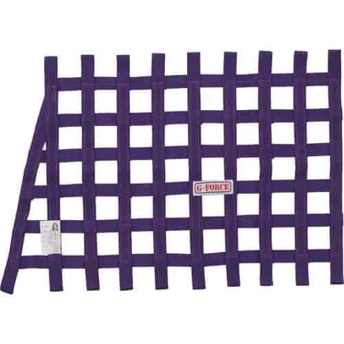 Angle Ribbon Window Net Purple
