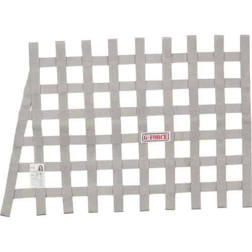 Angle Ribbon Window Net Silver