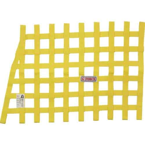 Angle Ribbon Window Net Yellow