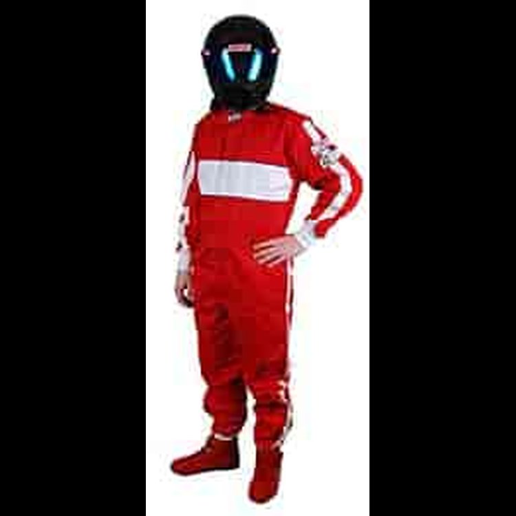GF105 Single-Layer Driving Suit Red