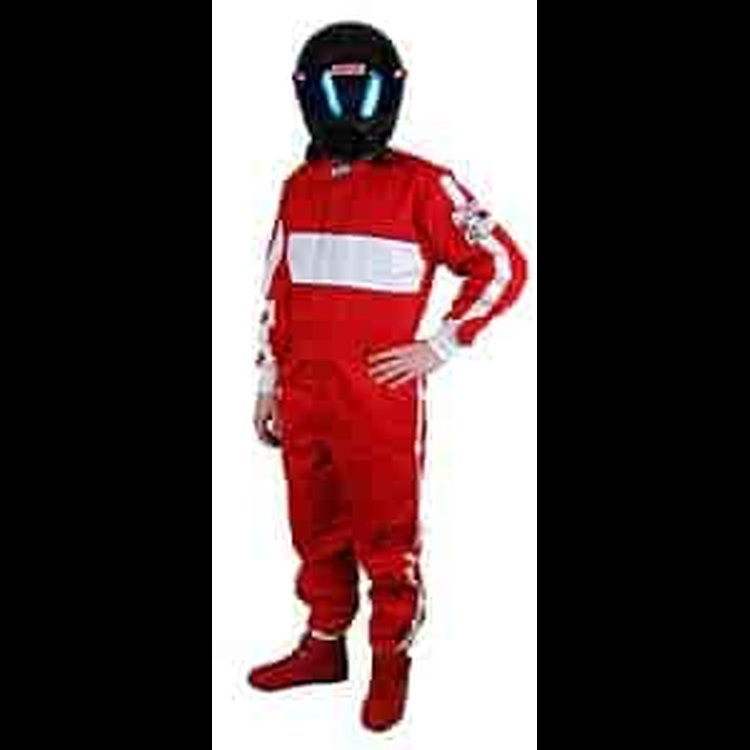 GF105 Single-Layer Driving Suit Red
