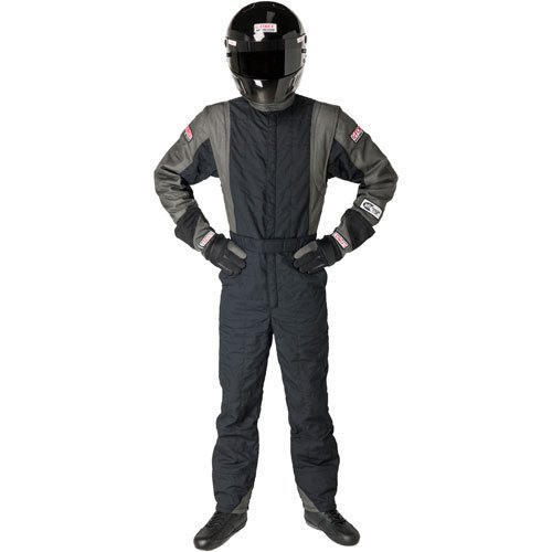 GF745 One-Piece Suit Black/Gray