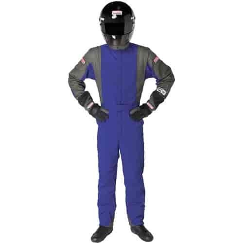 GF745 One-Piece Suit Blue/Gray