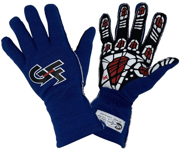 G-Limit RS Racing Gloves, Child Medium [Blue]