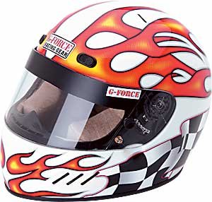 Force One Graphix Full Face Helmet Small - 6-7/8 to 7