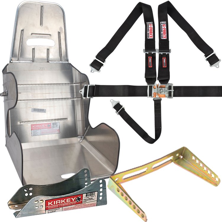Aluminum Economy Drag Seat 17.5" Hip Width