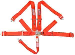 Pro-Series Latch & Link 5-Point Individual Harness Pull-Up Lap Belt Adjusters