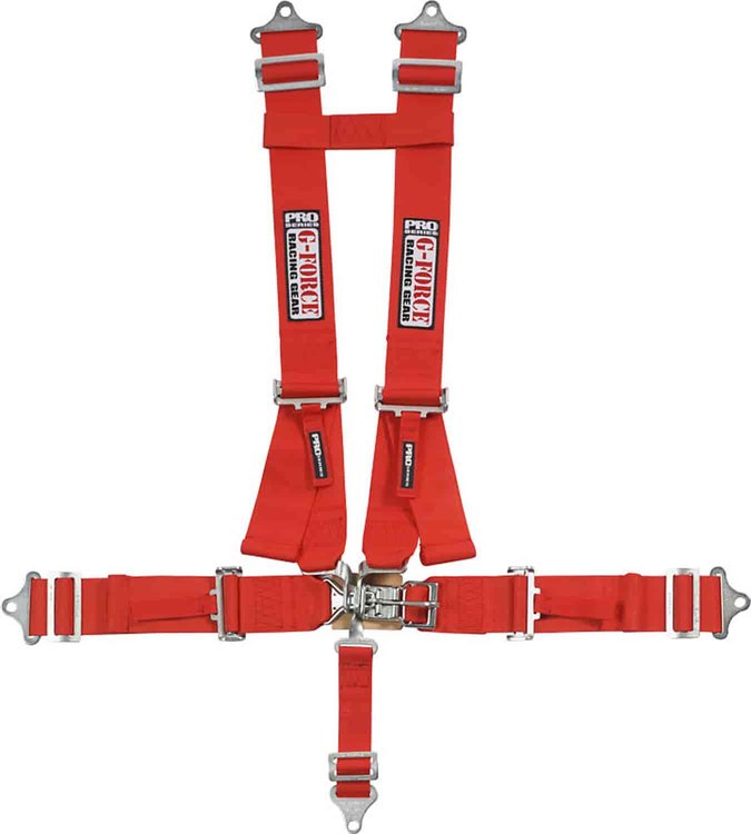 Pro-Series Latch & Link 5-Point H-Type Harness Pull-Down Lap Belt Adjusters